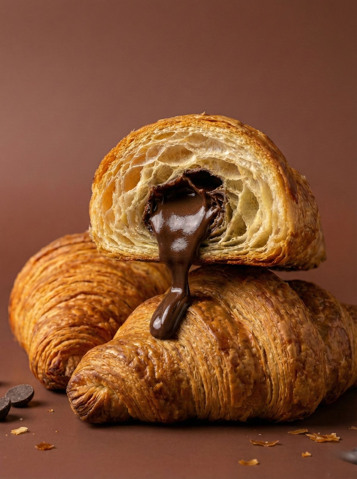 SDHK Chocolate Cornetto — Sugar Daddy croissant, laminated with french butter and filled with our homemade chocolate filling