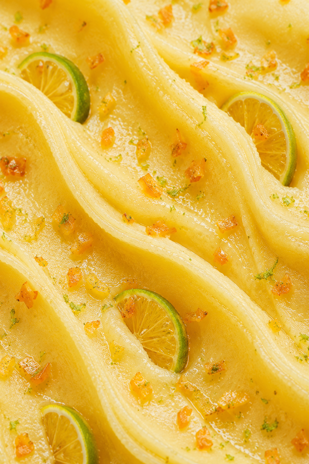 Sicilian Mandarin sorbet with Calamansi (Vegan and No Sugar Added)